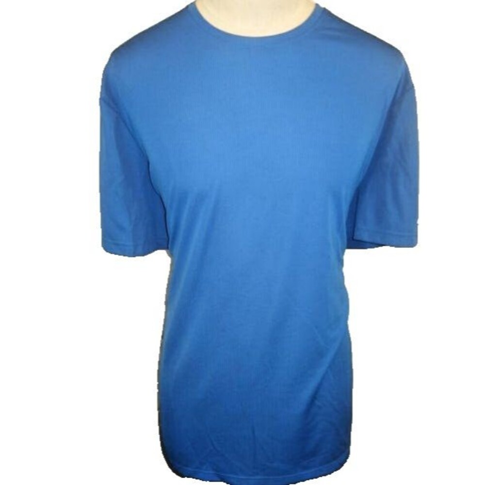 Mens NWOT Athletic Works Dri Works Blue Active Short Sleeve T-Shirt sz 3XL